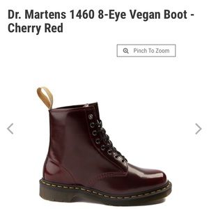 Women’s Cherry Red Dr. Martens Boots